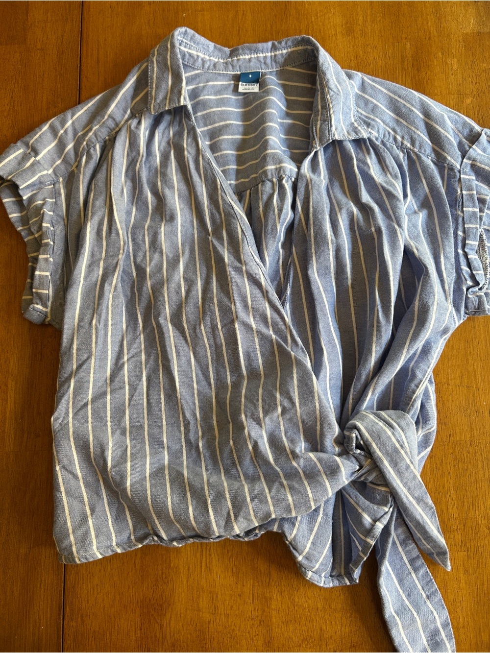 Cropped wrap top